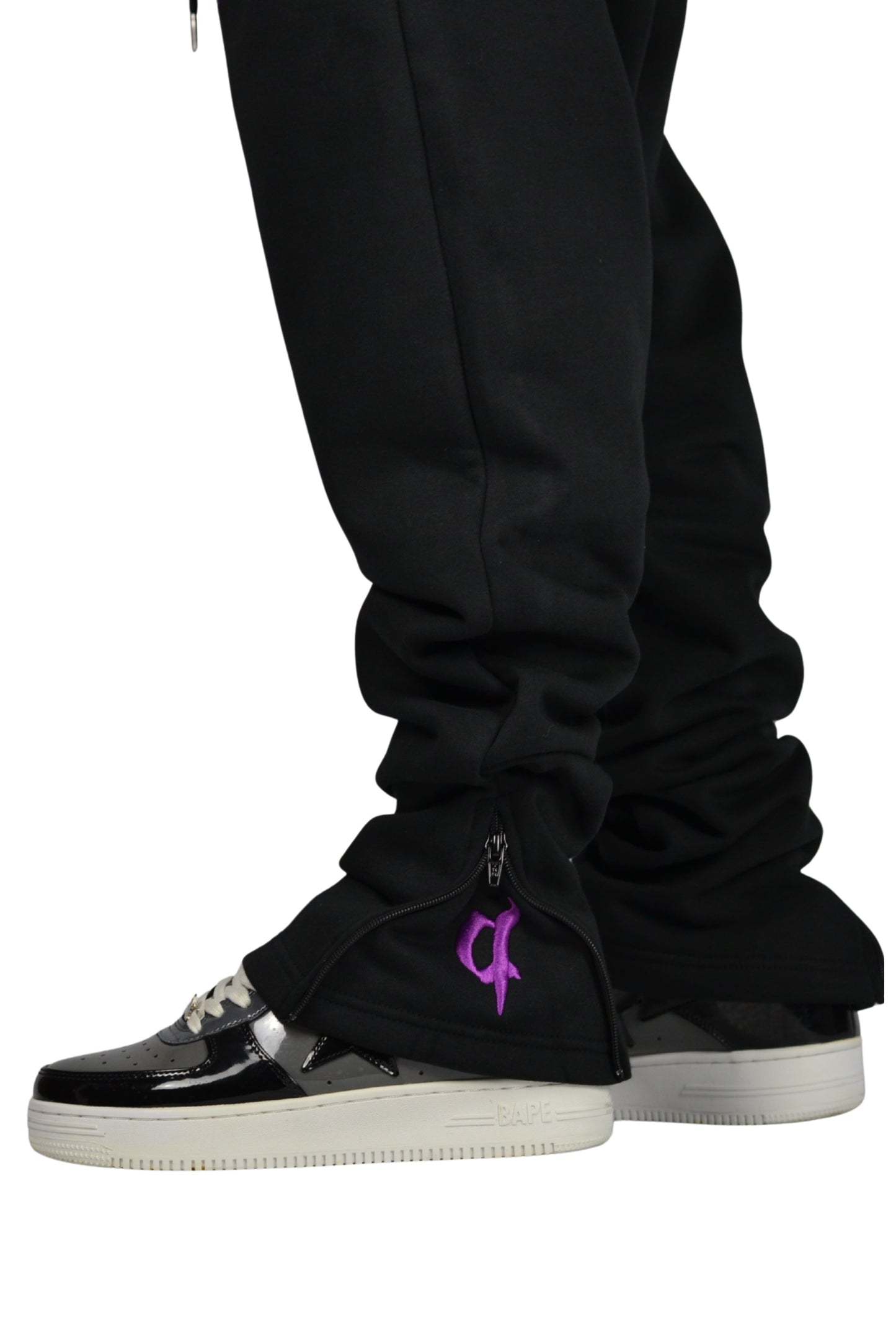 NEON PURPLE 3D CORE JOGGERS