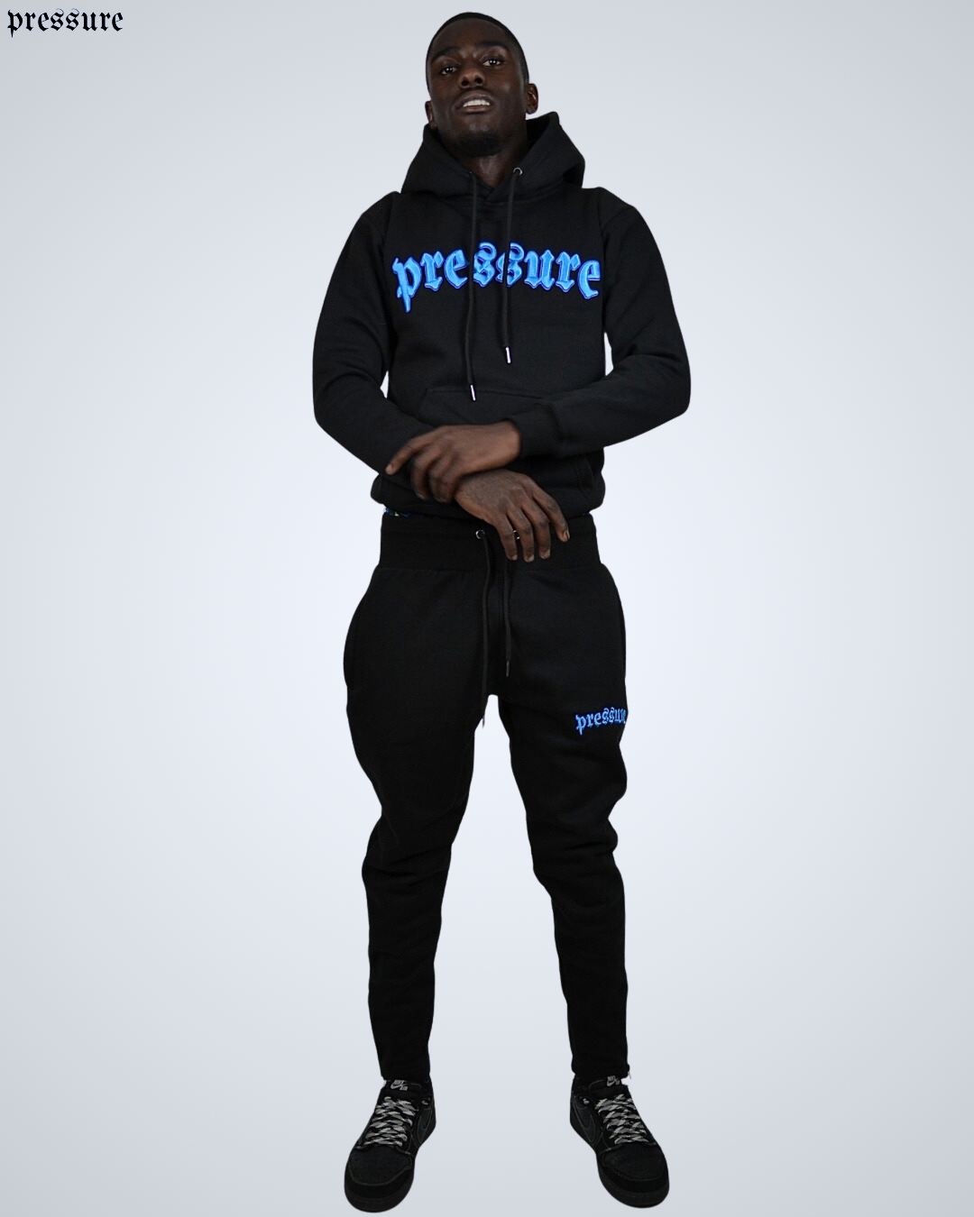 3D Core Tracksuit Neon Blue/Black