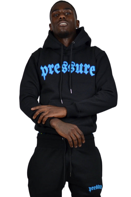 NEON BLUE 3D CORE HOODIE