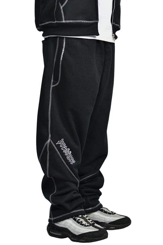 REFLECTIVE REVERSE STITCH JOGGERS
