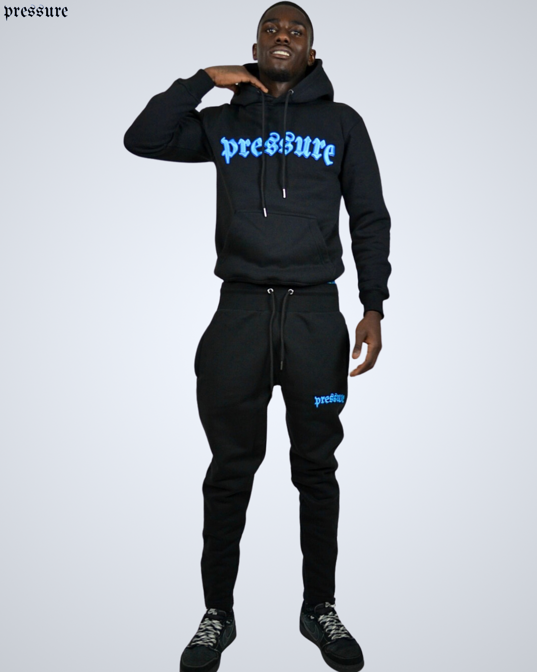 3D Core Tracksuit Neon Blue/Black