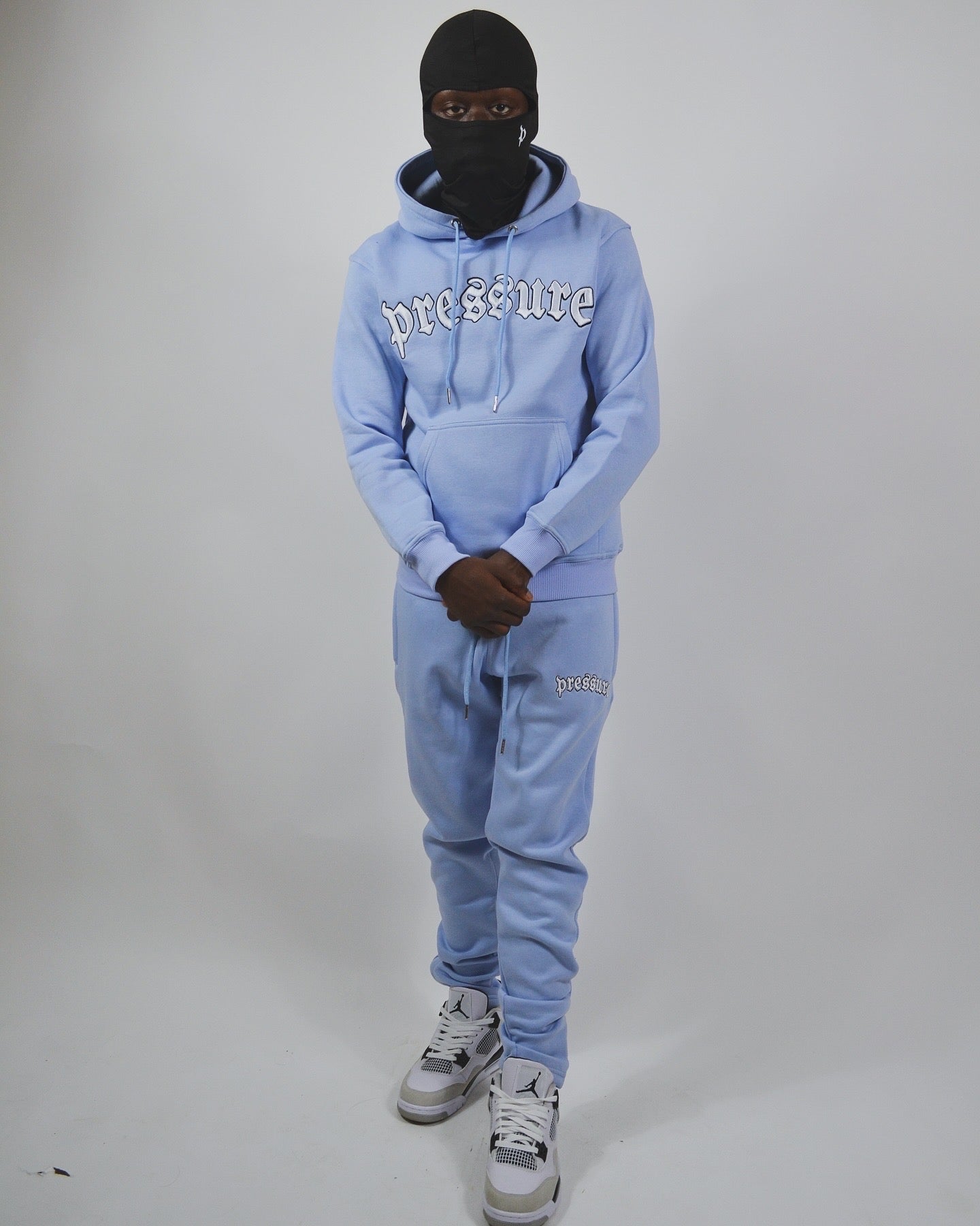 3D Core Tracksuit Baby Blue/White