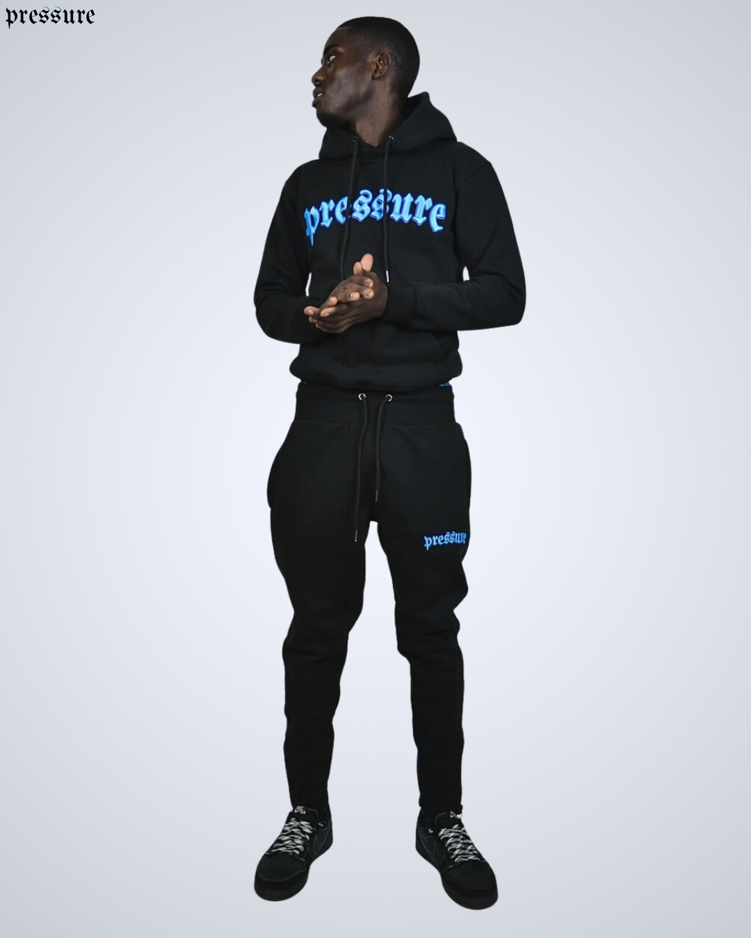 3D Core Tracksuit Neon Blue/Black