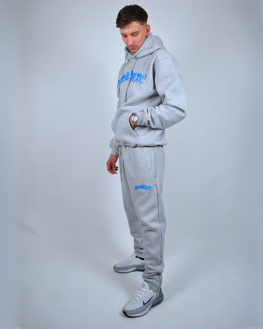 3D Core Tracksuit Neon Blue/Grey