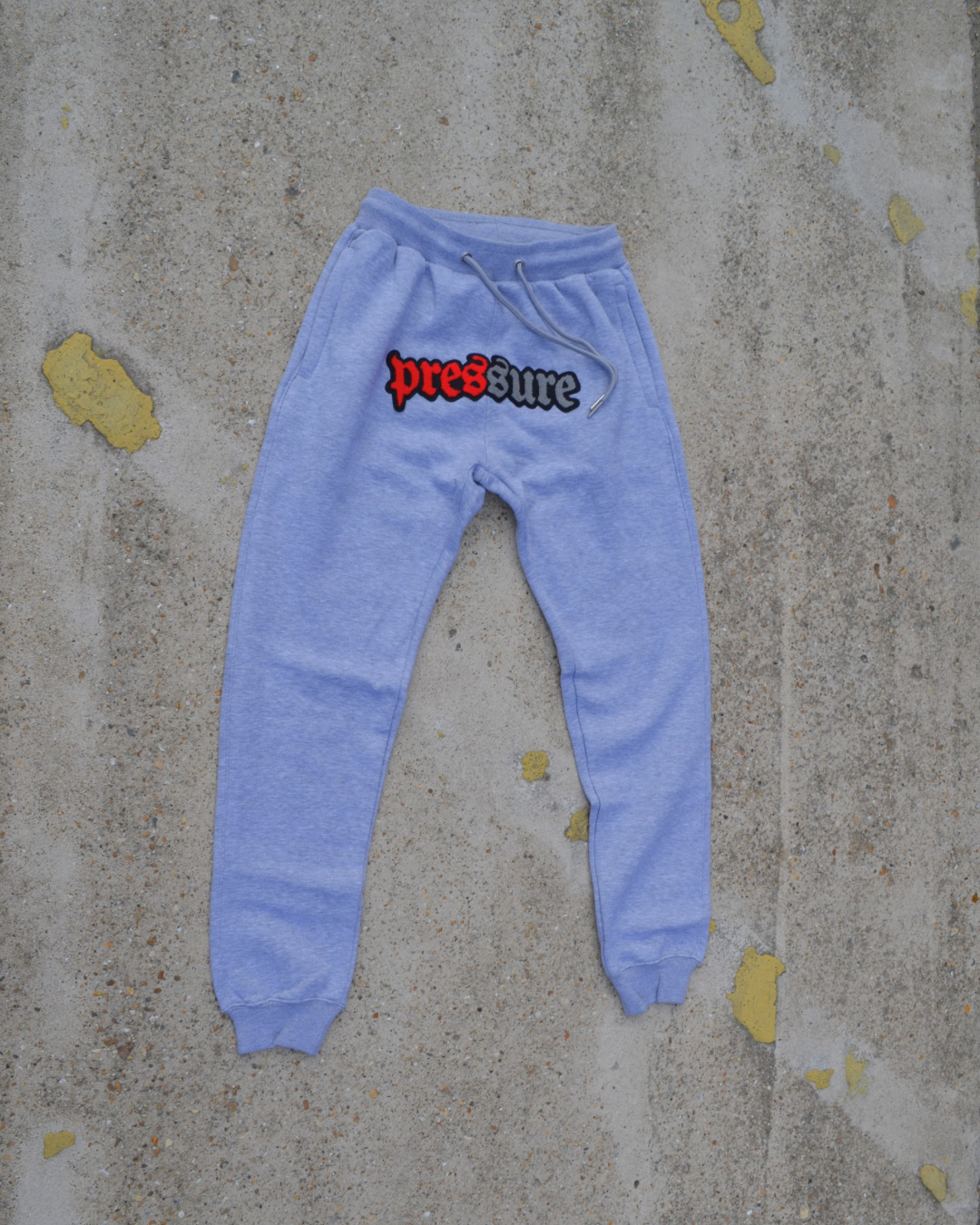 Apply Pressure Patch Joggers Red-Grey