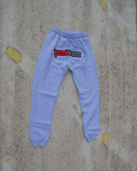 Apply Pressure Patch Joggers Red-Grey